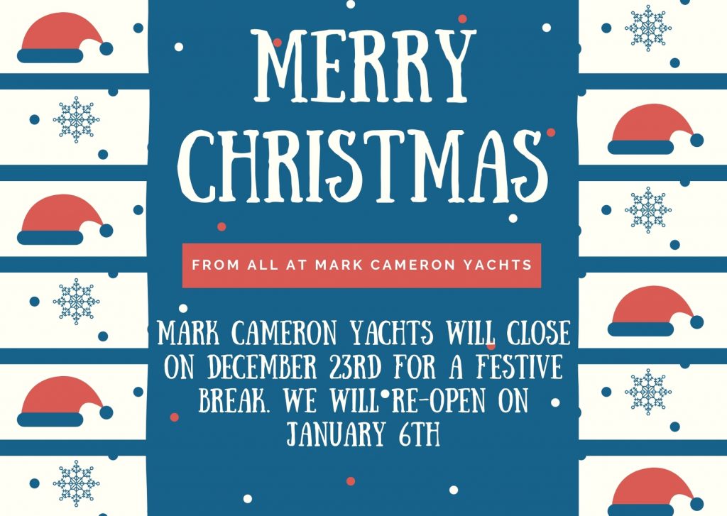 Mark Cameron Yachts Festive Opening Hours
